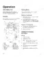 New Holland GT22 operator manual showing parking brake procedures, engine starting steps, and a diagram of tractor controls.