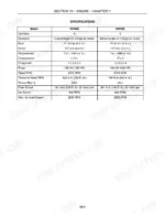 new-holland-hw345-hw365-self-propelled-windrower-repair-manual-87576216-engine-80.webp New Holland HW345, HW365 repair manual, Engine specifications table: cylinders, aspiration, bore and stroke