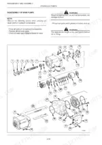 new-holland-kobelco-mh4-6-mhplusc-excavator-service-manual-604-13-482-exploded-view-134.webp New Holland Kobelco MH4.6, MHPlusC exploded view diagram of main hydraulic pump disassembly and assembly components.