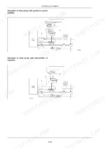 new-holland-kobelco-mh4-6-mhplusc-excavator-service-manual-604-13-482-hydraulic-132.webp New Holland Kobelco MH4.6, MHPlusC hydraulic pump diagrams showing main pump operation in neutral and with regulator intervention.