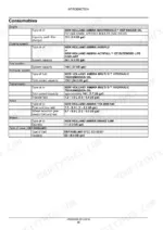 New Holland LM6.32, LM6.35, LM7.35, LM7.42, LM9.35 table listing fluid types and capacities for engine, cooling, fuel, and axles.
