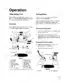 New Holland LS45-17H operation manual showing parking brake procedures and control diagrams with numbered component list.