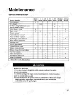 new-holland-ls55-20h-yard-tractor-operator-manual-86599816-maintenance-27.webp New Holland LS55-20H maintenance service interval chart table and engine safety caution procedure.