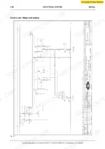 new-holland-mhcity-mhplus-mh5-6-hydraulic-excavator-workshop-manual-604-13-557-wiring-154.webp New Holland MHCity, MHPlus, MH5.6 wiring diagram for driver's cab wiper and washer system showing motors and switches.