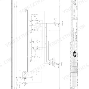 New Holland MHCity, MHPlus, MH5.6 wiring diagram for driver's cab wiper and washer system showing motors and switches.
