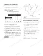 new-holland-my16-yard-tractor-operator-manual-87040089-procedures-19.webp New Holland MY16 engine oil service procedures, dipstick diagram, oil viscosity chart, and oil change instructions.