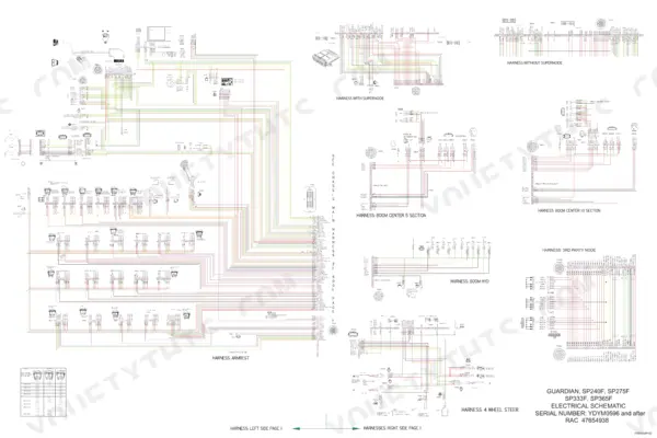 New Holland Guardian SP.240F–SP.365F electrical schematic