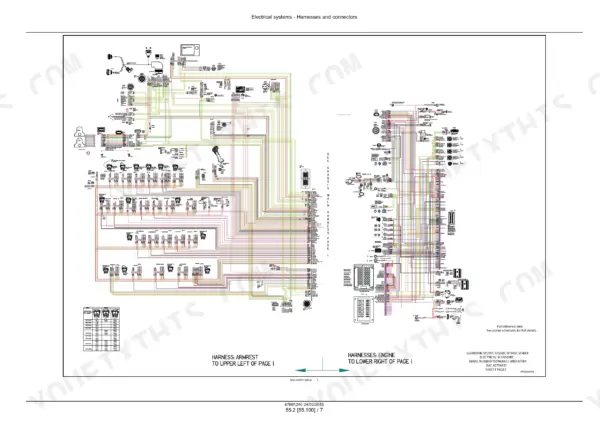 New Holland Guardian SP.295F-SP.400F electrical schematic