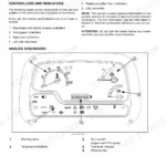 New Holland T4.55S, T4.65S, T4.75S analog dashboard instrument cluster diagram with numbered component identification key.