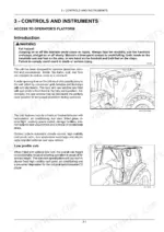 new-holland-t5-110-t5-140-series-tractor-operator-manual-51496431-controls-77.webp New Holland T5.110-T5.140 AutoCommand operator manual: cab access, safety warnings, and low profile cab diagrams.