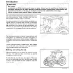 New Holland T7.175, T7.190, T7.210, T7.225 operator manual page showing cab access safety warnings and entry procedures.