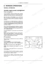 new-holland-t7-series-tractor-operator-manual-51608032-operations-227.webp New Holland T7.230, T7.245, T7.260, T7.270 variable engine power management and PTO operations procedures with instrument cluster diagram.