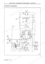 new-holland-tc54-tc56-al59-combine-repair-manual-604-64-961-00-hydraulic-231.webp New Holland TC54, TC56, AL59 hydrostatic system diagram showing hydraulic pump, motor, and valve components.
