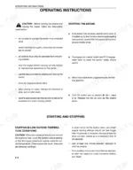 New Holland TK76, TK85, TK85M operating instructions for starting the engine and cold weather starting procedures.