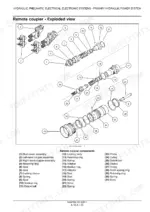 new-holland-ts6020-ts6030-ts6030hc-tractor-service-manual-84547569-exploded-view-59.webp New Holland TS6020, TS6030, TS6030HC remote coupler exploded view diagram showing assembly components, springs, seals, and valves.