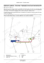 new-holland-tt3-series-tractor-service-manual-51541644-hydraulic-647.webp New Holland TT3.35-TT3.50 hydraulic circuit diagram showing mechanical lift, oil sump, suction line, delivery line, pump, and filter.