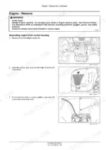 new-holland-tt3-series-tractor-service-manual-51541644-procedures-25.webp New Holland TT3.35-TT3.50 service manual: Engine removal procedure, weight carrier removal, hood lifting, and gas strut support diagrams.