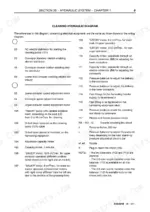 new-holland-vx7090-grape-harvester-repair-manual-84404824b-hydraulic-204.webp New Holland VX7090, VX 680 cleaning hydraulic diagram component reference list, including Eaton motors, pumps, and pressure balancers.