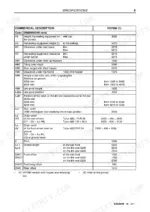 new-holland-vx7090-grape-harvester-repair-manual-84404824b-specs-10.webp New Holland VX7090, VX 680 technical specifications table detailing dimensions, heights, widths, and offsets in millimeters.