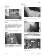 new-holland-w110b-wheel-loader-service-manual-84249879-procedures-31.webp New Holland W110B engine removal procedure steps 1-7, including battery box, backup alarm, and wire harness disconnection.