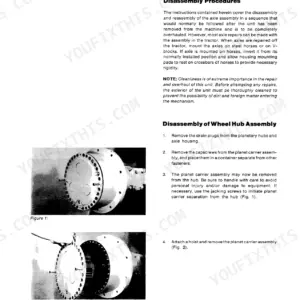 Steiger Cougar CR, Cougar KR, Panther CP, Panther KP, Panther 1000 wheel hub disassembly procedures and planet carrier removal.