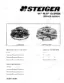 Steiger Series I-IV tractor 14 inch and 15.5 inch 2-plate clutch service manual cover with photos of both clutch assemblies