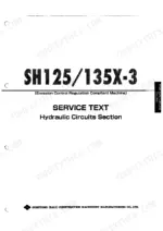 sumitomo-sh125x-3-sh135x-3-hydraulic-excavator-service-manual-125-1-00-00-12-hydraulic-117.webp Sumitomo SH125X-3, SH135X-3 service manual title page for the Hydraulic Circuits section.