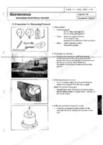 sumitomo-sh125x-3-sh135x-3-hydraulic-excavator-service-manual-125-1-00-00-12-procedures-217.webp Sumitomo SH125X-3, SH135X-3 maintenance procedure for preparing to measure hydraulic pressure and relieving circuit pressure.