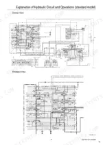 sumitomo-sh330-5-sh330lc-5-sh350hd-5-sh350lhd-5-hydraulic-excavator-service-manual-sst-00-00-010en-hydraulic-185.webp Sumitomo SH330-5, SH330LC-5, SH350HD-5, SH350LHD-5 hydraulic circuit diagram showing overall and enlarged system views.