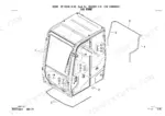 takeuchi-tb240-mini-excavator-parts-catalog-bg8z001-0-0-cab-parts-126.webp Takeuchi TB240 exploded view diagram of cab mount components, seals, and hardware for operator cabin assembly.
