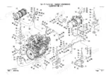 takeuchi-tl8-track-loader-parts-catalog-bu8z000-engine-parts-42.webp Takeuchi TL8 exploded view diagram of engine mounting system, air cleaner assembly, and exhaust components with numbered parts.