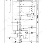 Takeuchi TW80 electrical circuit diagram showing starter motor, generator, ignition lock, and battery connections.