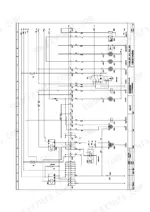 takeuchi-tw80-wheel-loader-service-manual-8015739-wiring-201.webp Takeuchi TW80 electrical circuit diagram showing starter motor, generator, ignition lock, and battery connections.