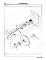 thomas-t-133-t-103-skid-steer-loader-parts-catalog-025180-1-drivetrain-parts-28.webp Thomas T-133, T-103 exploded view diagram of the axle assembly showing shaft, sprocket, bearings, and hardware components.