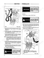 thomas-t103-t133-skid-steer-loader-repair-manual-30232-procedures-13.webp Thomas T103, T133, 207-133 hydraulic pump testing, removal, and replacement procedures with component diagrams.