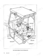 versatile-256-276-tractor-operator-manual-42025621-operations-16.webp Versatile 256, 276 operator manual diagram showing cab controls, levers, and pedals in engine forward configuration.