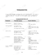versatile-700-4wd-tractor-operator-manual-42070030-troubleshooting-59.webp Versatile 700 troubleshooting chart for steering and implement control issues, listing symptoms, causes, and remedies.