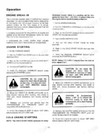 versatile-900-4wd-tractor-operator-manual-42090020-operations-20.webp Versatile Series 2 Model 900 operator manual page covering engine break-in, starting procedures, and cold start instructions.