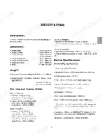 versatile-900-4wd-tractor-operator-manual-42090020-specs-7.webp Versatile Series 2 Model 900 specifications page listing engine, dimensions, weight, and tire size data.