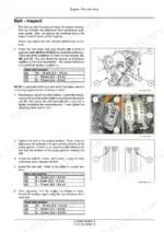 Case CX57C mini excavator engine fan belt tension inspection - Page 308