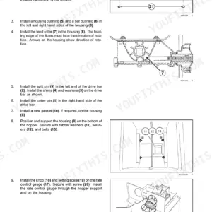 Case IH Early Riser 1210, 1220, 1230 granular chemical system feed roller and drive bar assembly - Page 1443