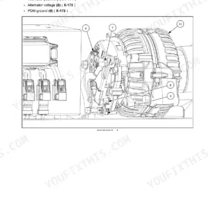 Case IH 2150 12/16 Row Service Manual Electrical systems - Alternator - Page 1080