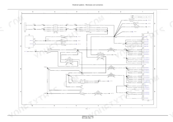 Case IH 2150 12/16 Row Service Manual Electrical systems - Harnesses and connectors - Page 752