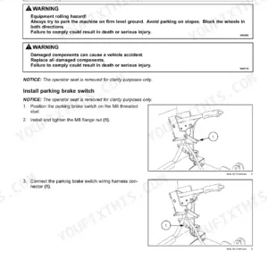 Case IH Farmall 35C, 40C Service Manual Brakes and controls - Page 624