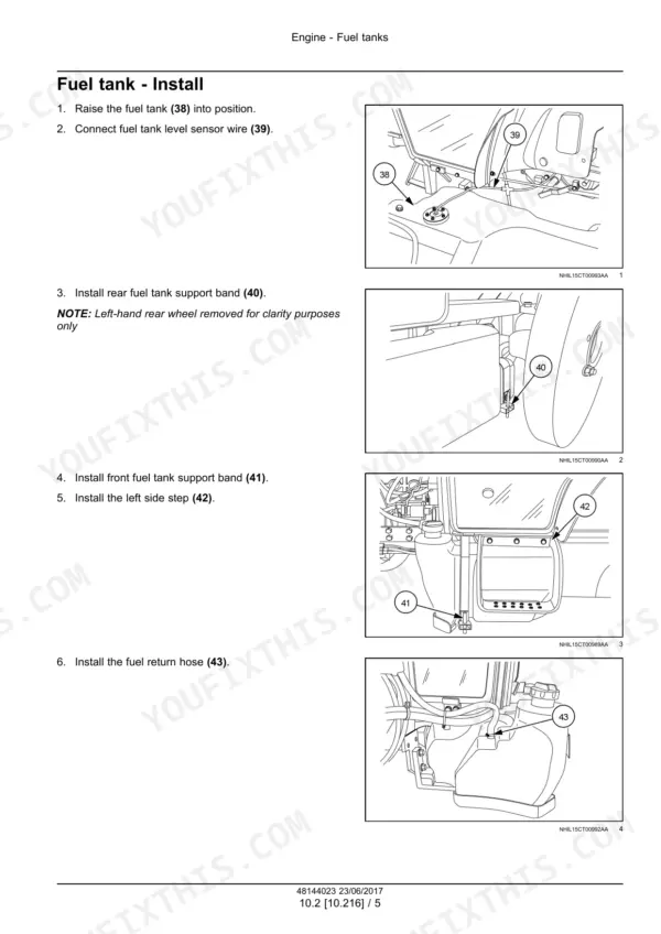 Case IH Farmall 35C, 40C Service Manual Engine - Page 98