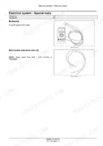 Case IH Patriot 3240 and 3340 electrical system special tools page