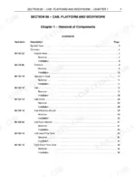 Case_JX1080U_JX1090U_JX1100U_Tractor_Repair_Manual_87054727.pdf-complete-contents-1-3.webp Case IH JX1080U, JX1090U, JX1100U complete contents page listing repair manual sections from general to cab and bodywork - Page 1