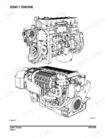 Doosan_DL450_Shop_Manual_Wheel_Loader_K1039661E.pdf-engine-118.webp Doosan DL450 wheel loader Cummins QSM11 engine assembly views