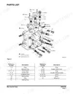 Doosan_DL450_Shop_Manual_Wheel_Loader_K1039661E.pdf-hydraulics-819.webp Doosan DL450 wheel loader Main control valve parts list: exploded view with tightening torques