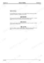 JCB_3CX_4CX_214e_214_215_217_Backhoe_Loader_Service_Manual_9803-3280.pdf-section-2-care-and-safety-34-1.webp JCB 3CX backhoe loader safety notices and signal words (Section 2 Care and Safety)
